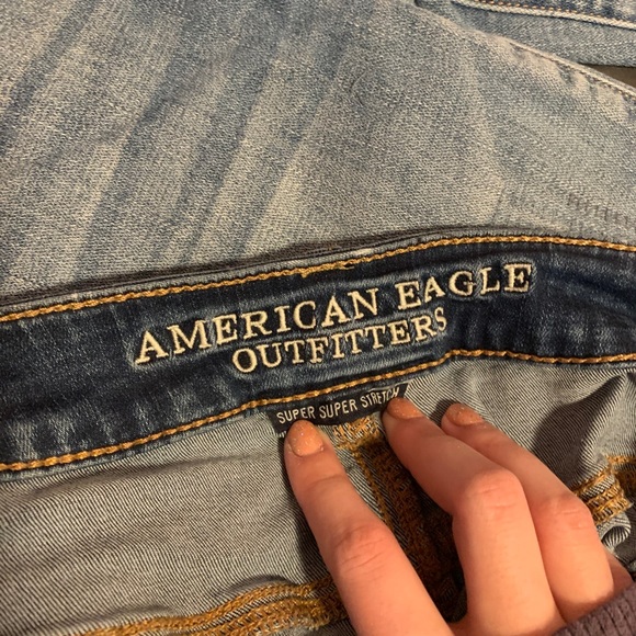 AEO “super super stretch” jegging - W’s 2 short - Picture 5 of 6
